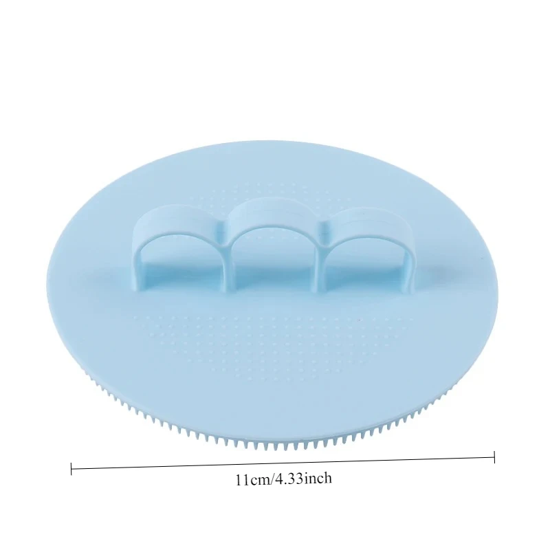 ซิลิโคน Body Scrubber ขนแปรงธรรมชาติ Skin Exfoliator Scrub ฟองน้ําอาบน้ําแปรงซิลิโคนอาบน้ําแปรง