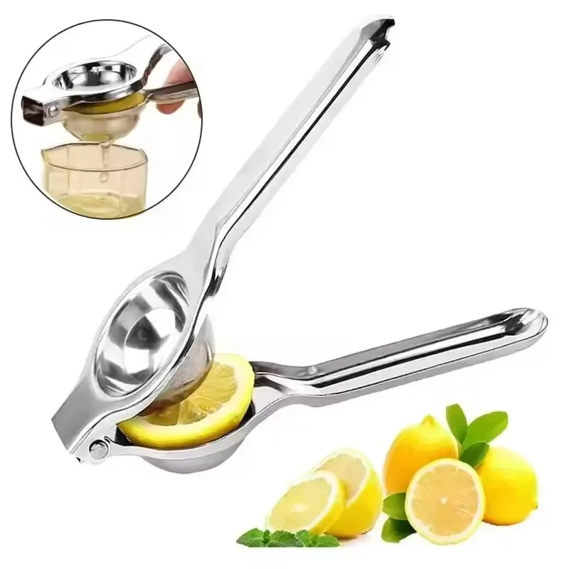 Manual Fruit Juicer Machine Manual Fruit Juicer 304 Stainless Steel Citrus Fruits Portable Pressing Kitchen Gadgets VIE LENTE