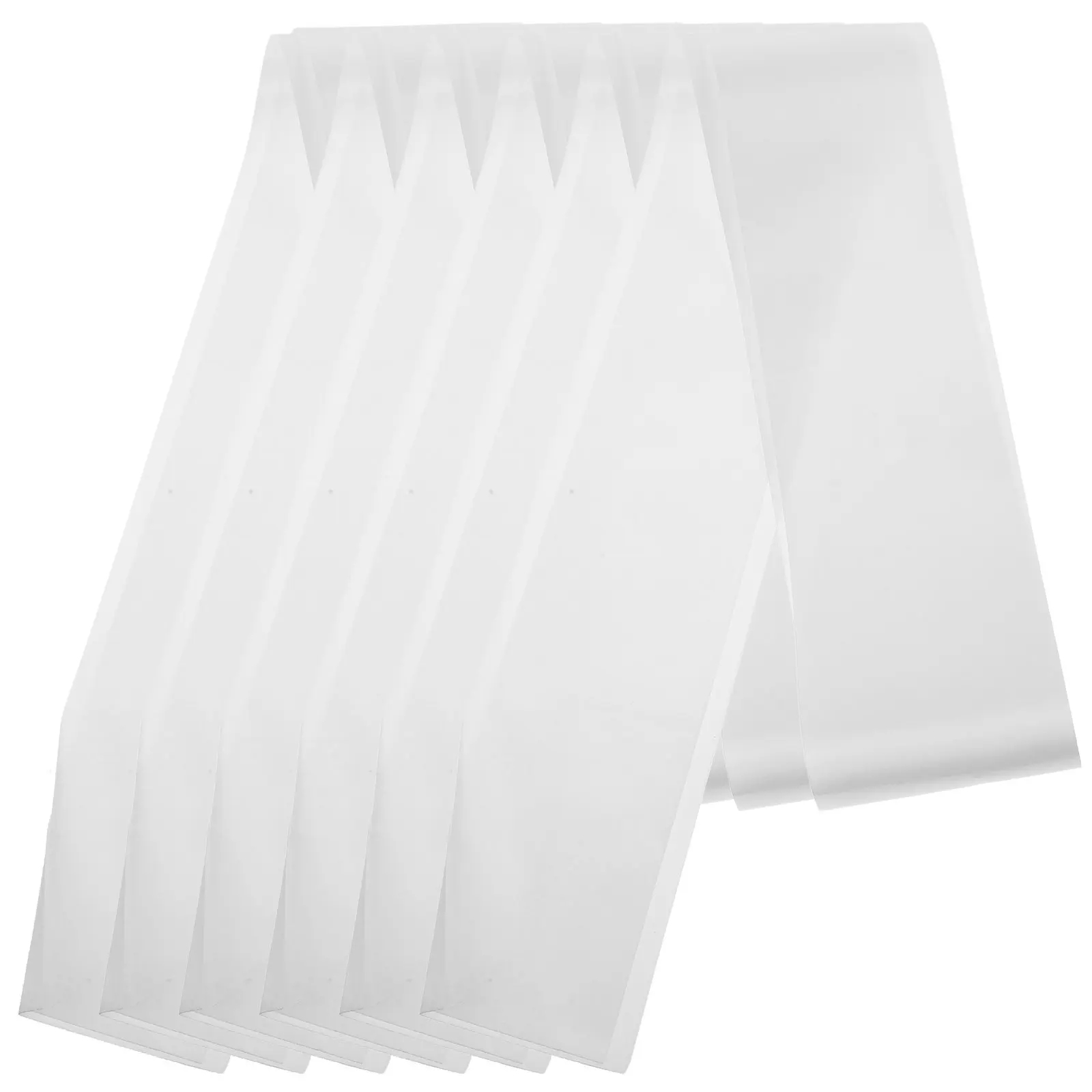 6Pcs Plain Satin Sa…