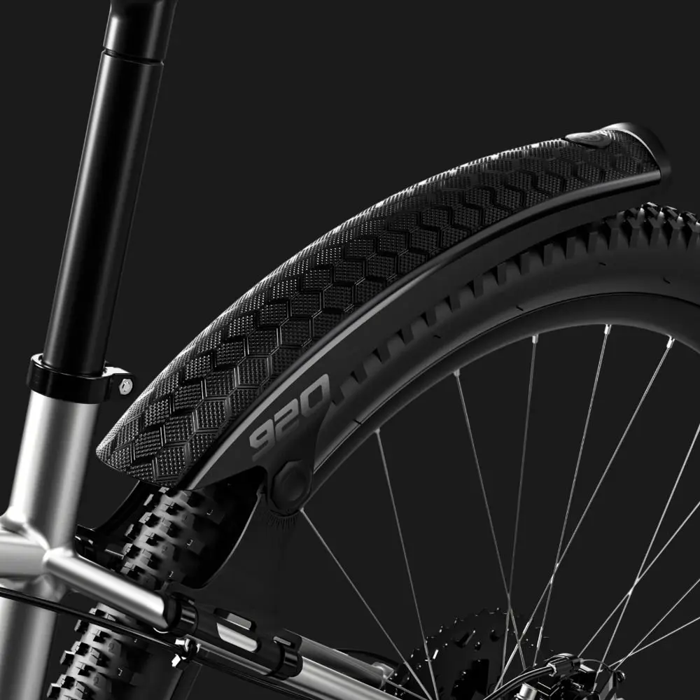 

Front/Rear Wheel Bike Front Rear Mudguard Lightweight PVC Bike Hard Shell Mudguard Adjustable Plastic MTB Bicyele Fender