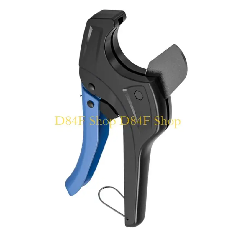 D84F Heavy Duty 42Mm Tube Cutting Tool Featuring Ratchet Mechanism And Safety Lock Pvc Pipe Cutter Secure Grip for Project