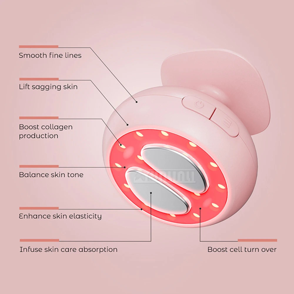 Yunlin Li Home Use Facial 7 Color Light Handheld Neck Beauty Instrument Massager