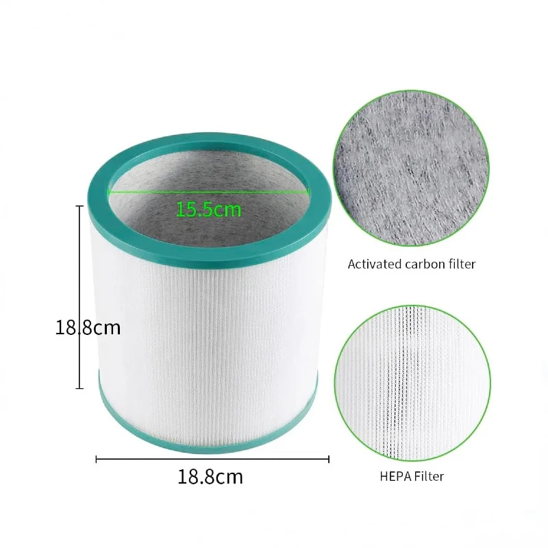 Compatibl HEPA Replacement Air Filter for Dyson TP01,TP02,TP03,BP01 AM11 Tower Purifier Pure Hot Cool Link Replace Parts
