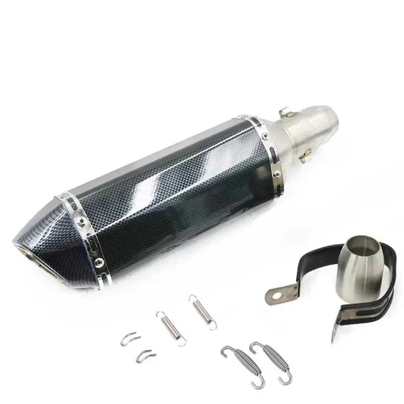 36~51mm Universal Motorcycle Exhaust Muffler Escape Slip On Pipe Fit Motorbike Scooter ATV Dirt Bike Moped