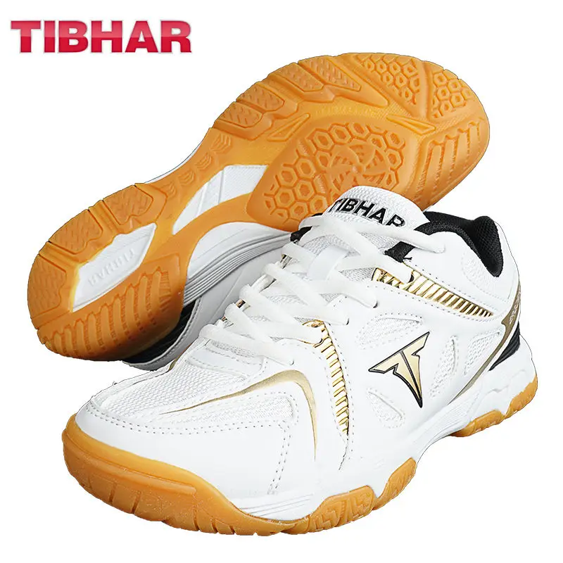 

Genuine TIBHAR Table Tennis Shoes with Original Box Classics Style Men Women Sport Sneakers Ping Pong Shoes