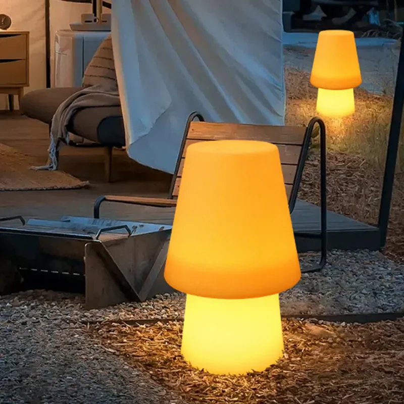 Solar Floor Lamp Outdoor Waterproof Garden Light Creative Landscape Lawn Lighting for Courtyard Camping Decorative Atmosphere