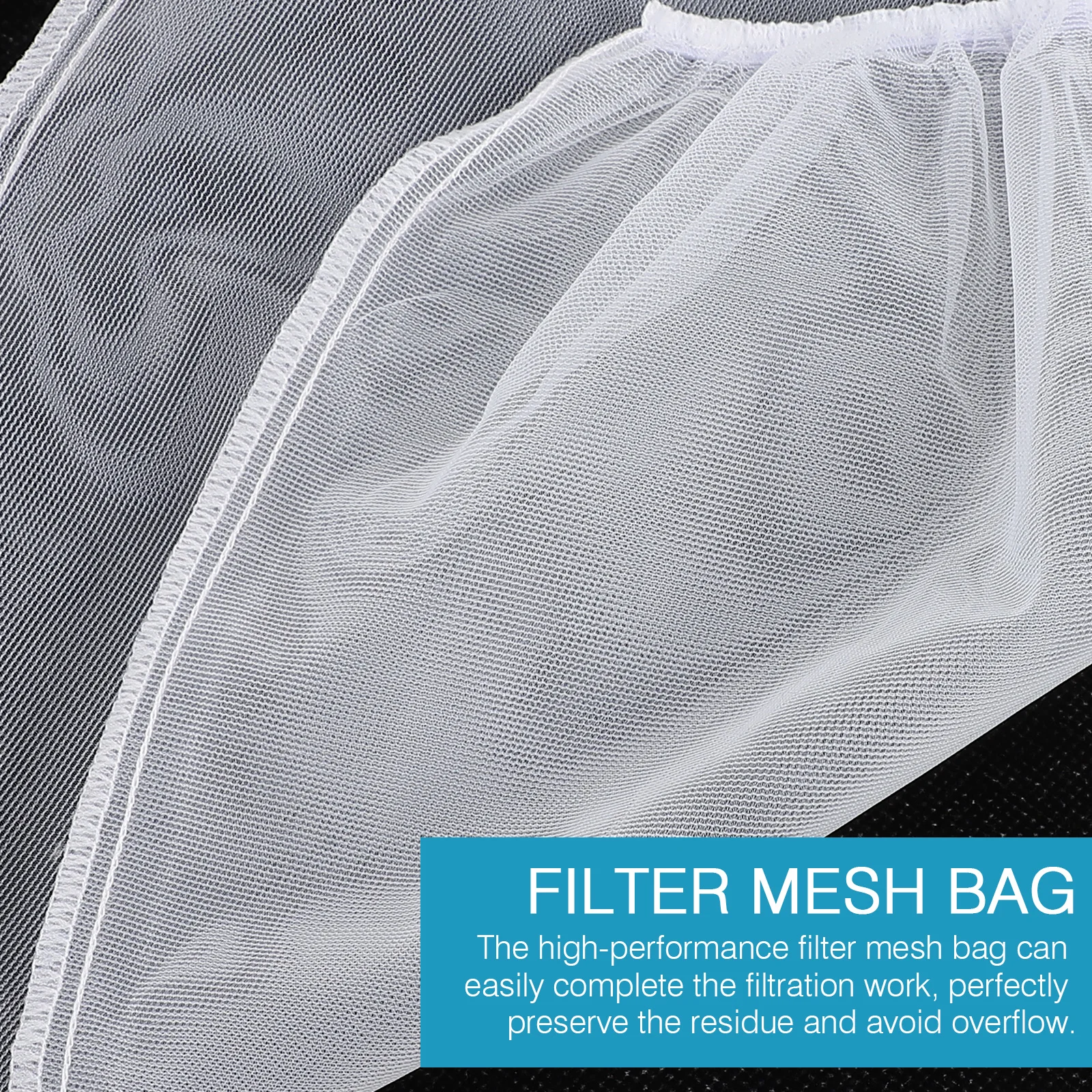 

10pcs Paint Mesh Filter Bag Nylon Coating Strainer Fine Filtering Overflow Prevention Durable Polyester Filter Bags For Oil
