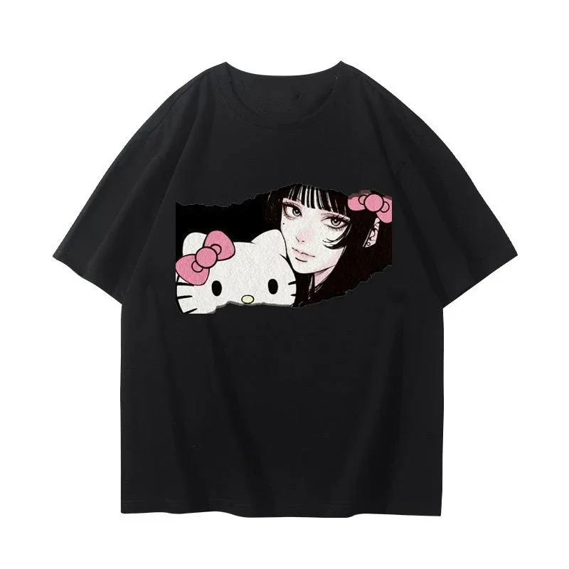 Casual Cartoon T Shirt Women Printed T-shirt for Women Women Loose Oversized Tees Large Size Streetwear Harajuku Tees Fashion