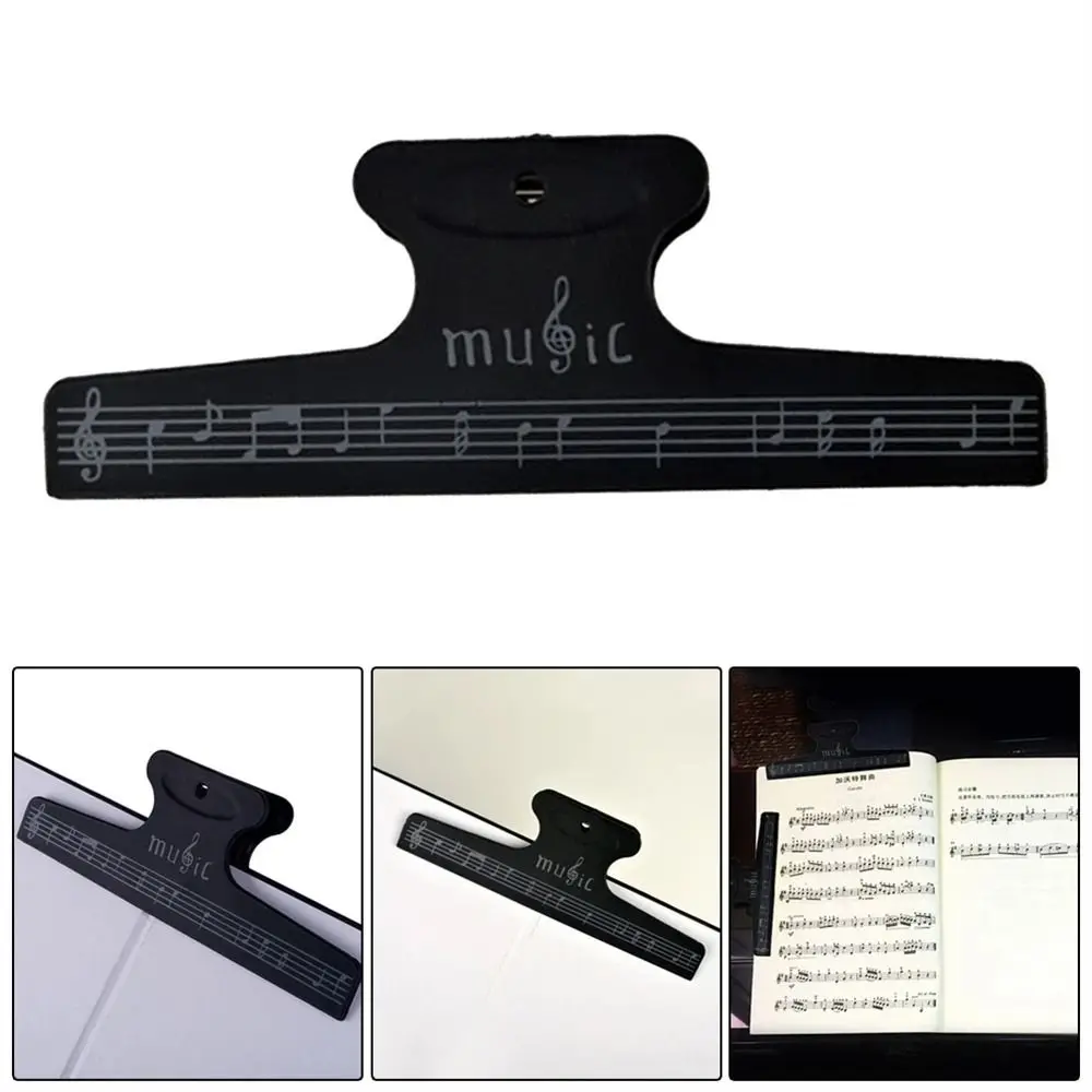 Book Page Note Clip Music Score Fixed Clips  for Piano Guitar Violin Viola Cello Performance Practice Office Stationery Supplies