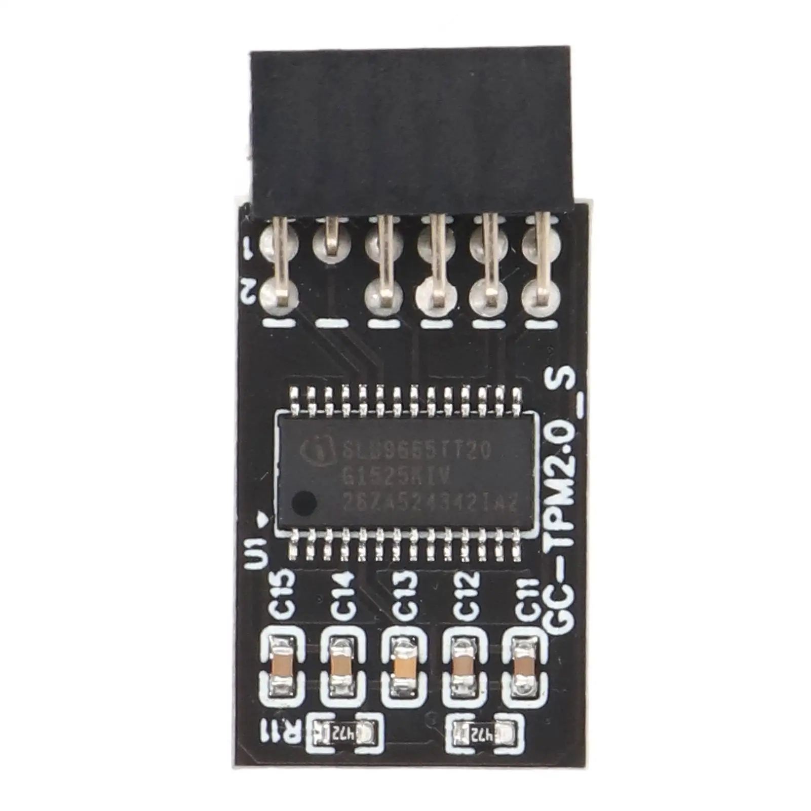 TPM 2.0 Module LPC SPI 12Pin Remote Card Encryption Security Board for gigabyte