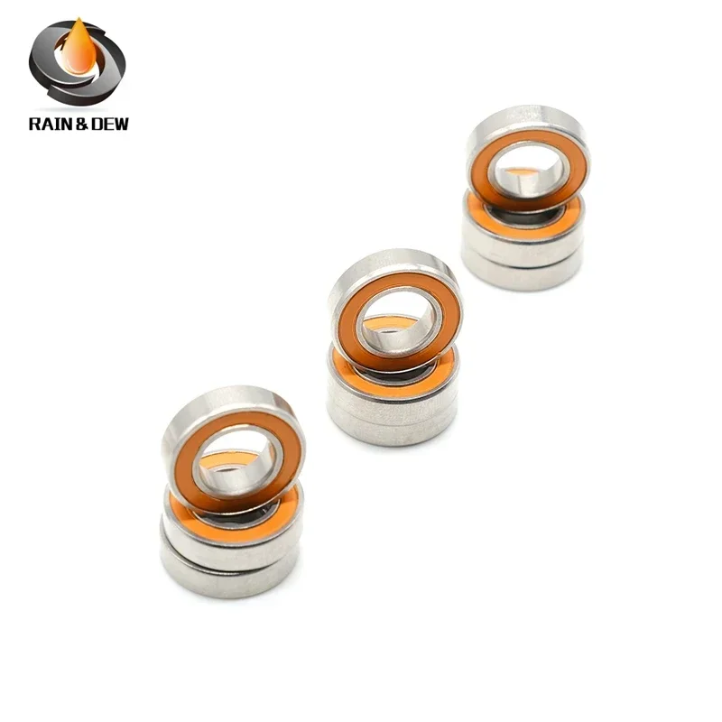 1PCS  S6701 2RS CB ABEC7 12X18X4 mm 6701 Stainless steel hybrid ceramic ball bearing Without Grease Fast Turning