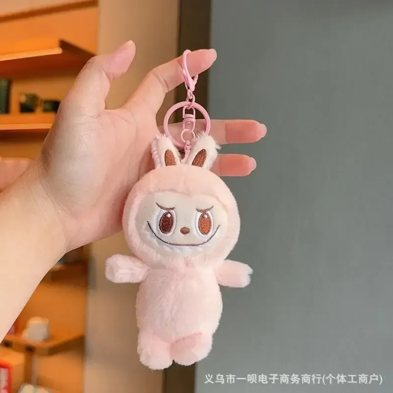 New Arrival Anime Monster Labubu Pendant Doll Toy Figure Model Gifts Cartoon Plush Doll Soft Stuffed Keychain Doll Xmas Gifts