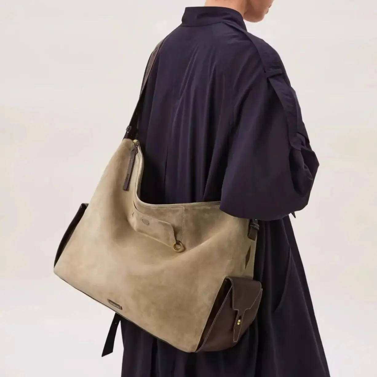 

Large Capacity Shoulder Crossbody Laptop Bag Women Casual, Minimalist Soft Retro Comfortable