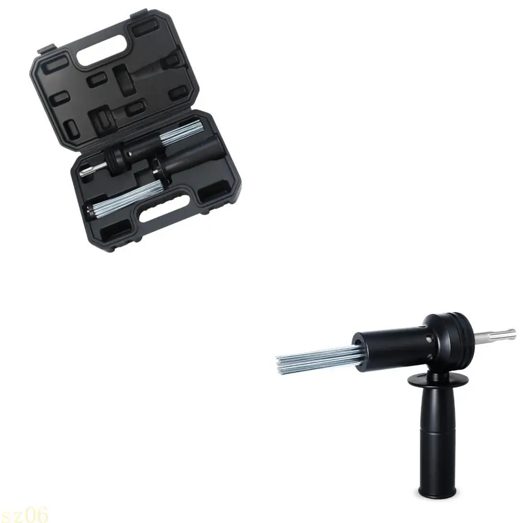 

Q2Q4 Набор из 1 многоигольного ударного скалера для электрического молотка, удаления ржавчины, мусора, сколов бетона