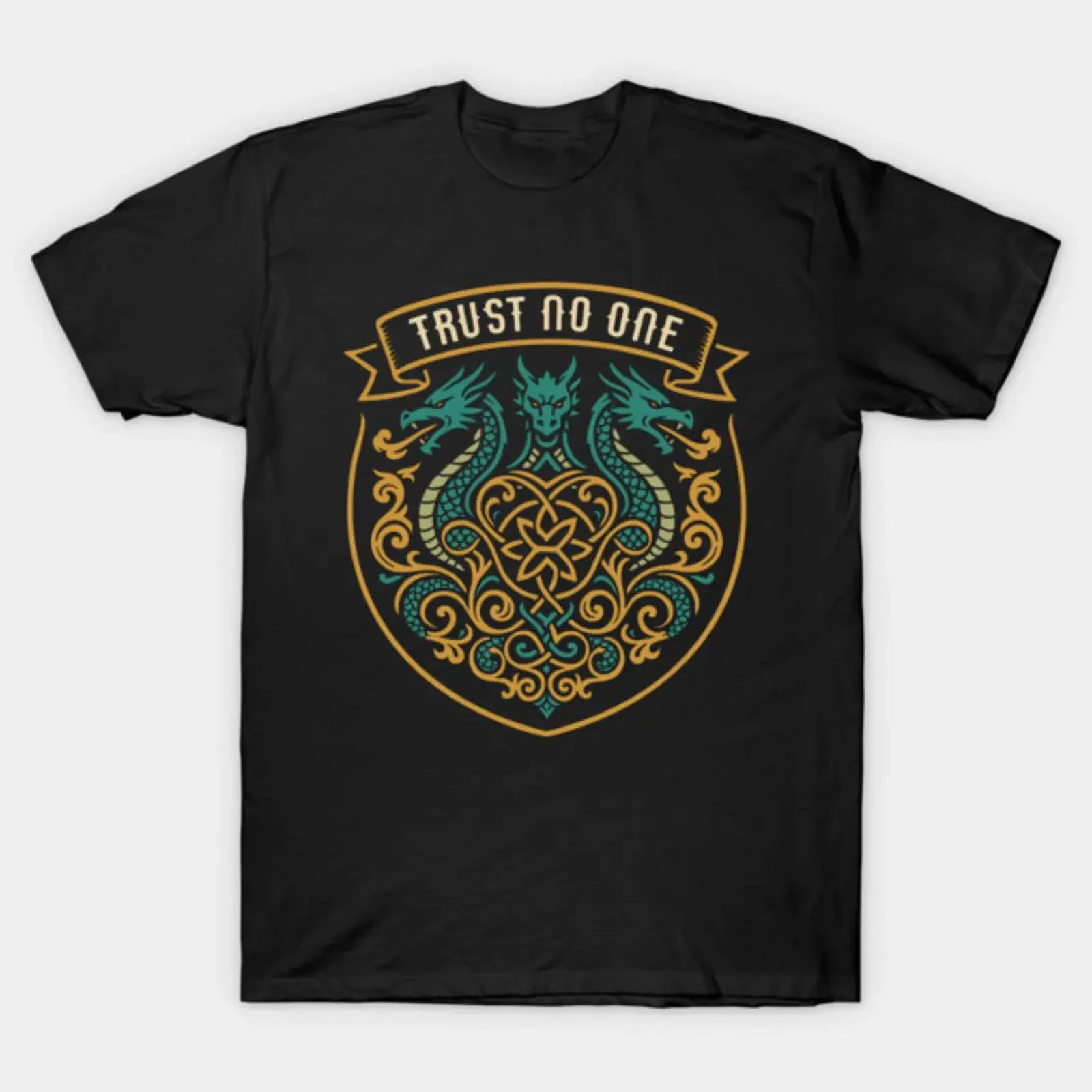 Trust No One Wargaming T Shirt vintage Washed Slightly Casual Breathable Stylish Comfortable Versatile streetwear Stretched