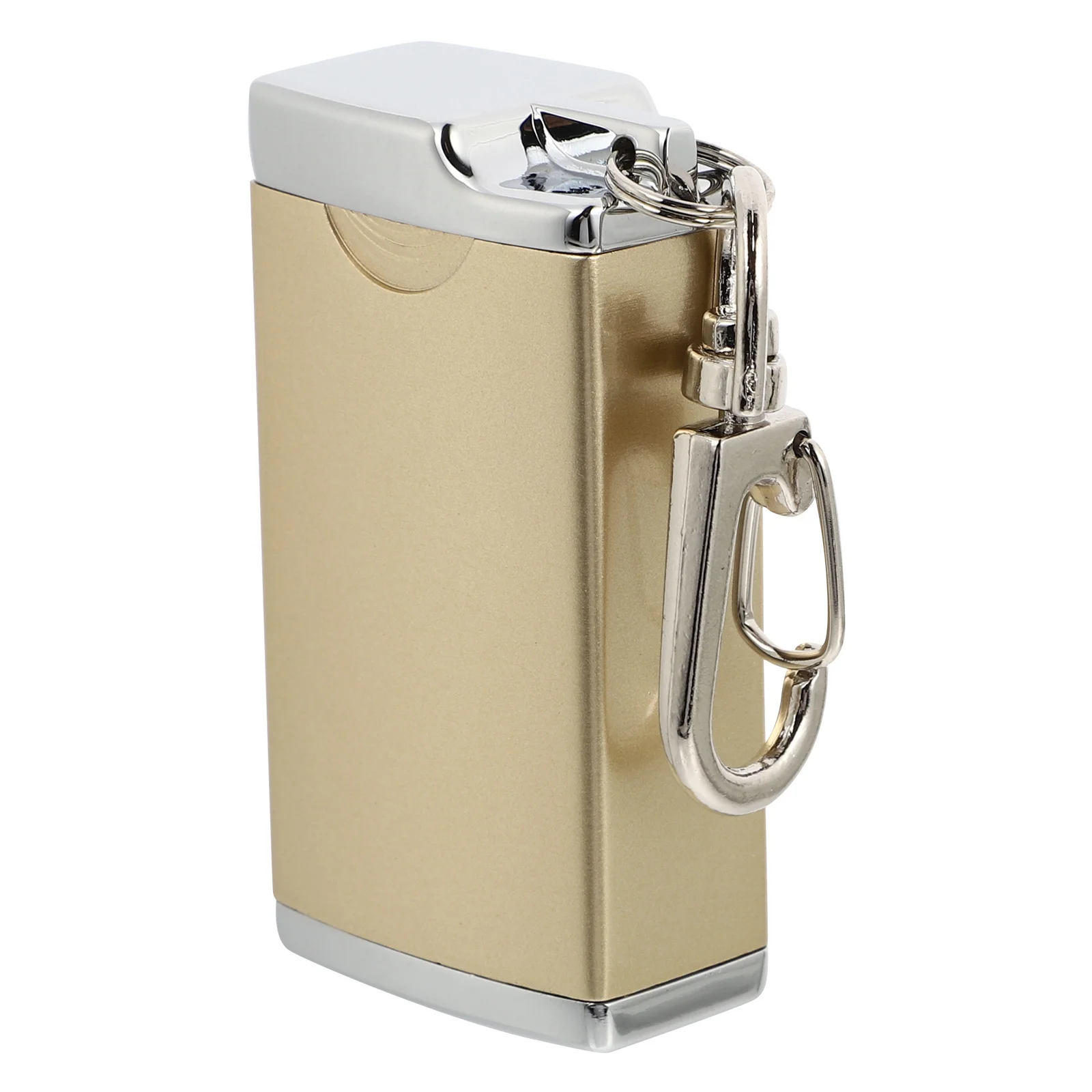 

Portable Ashtray For Men Metal Keychain Cigarette Holder Outdoor Travel Ash Container Minimalist Design Creative Smoke