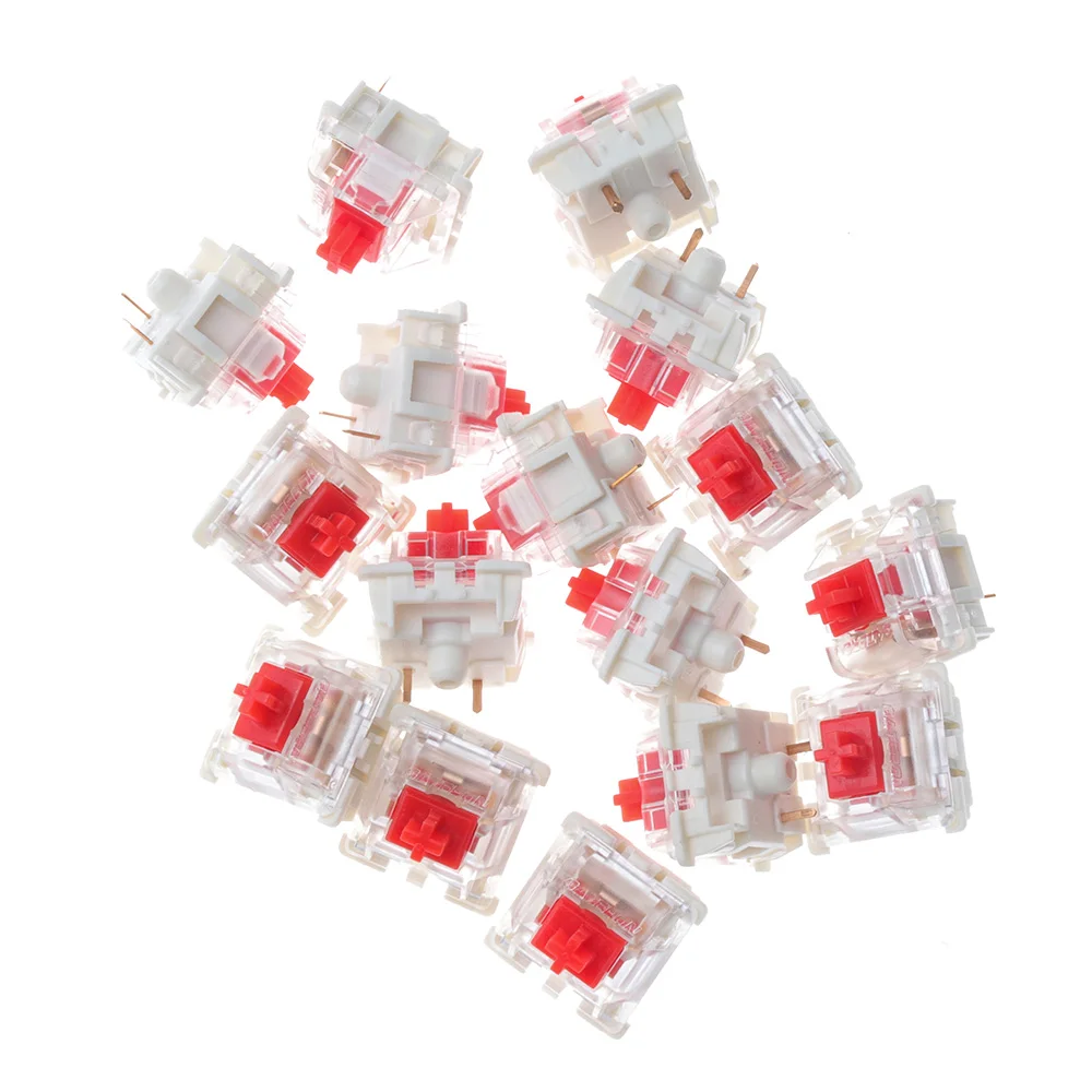 15 Pieces Gateron Mechanical Switch Set Plastic+Metal Switch for Mechanical Keyboard Replacement