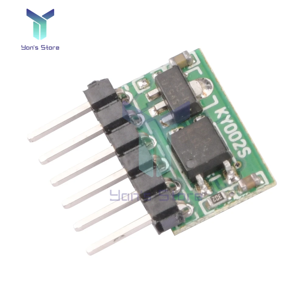 

Модуль бистабильного переключателя KY002, однокнопочный триггерный переключатель, 3-27 В, 5000 мА, изолирующая плата оптопары для трансформации инструментов
