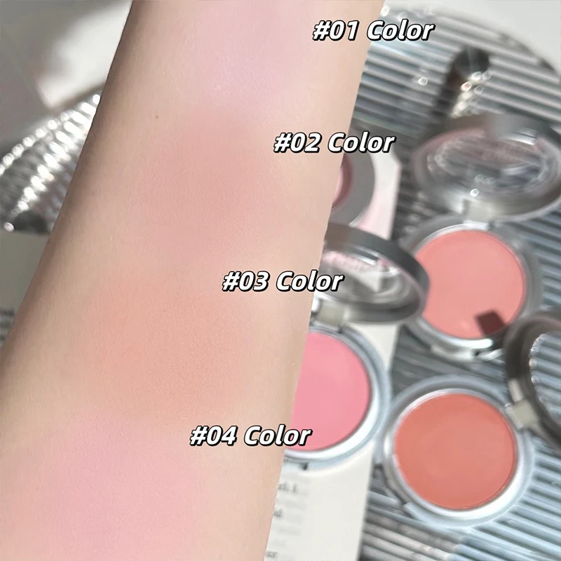 واحد ماتي لوحة أحمر الخدود أحمر الخدود كريم كونتور ماكياج الوجه أحمر الخدود الطبيعي الخد تينت سطع مقاوم للماء الخوخ أحمر الخدود مستحضرات التجميل