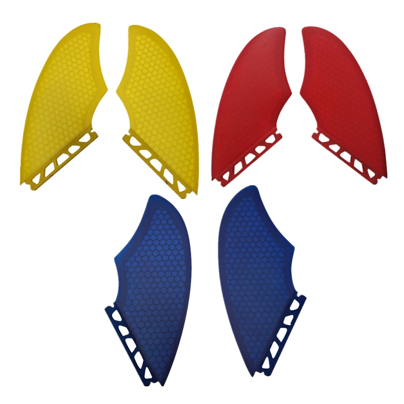 

Surfboard Fins Single Tabs Keel Fins Qulias Honeycomb Twin fins set In Surfing Accessories Surf Fin For Sup Fin Free Shipping