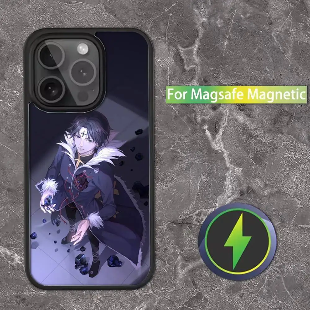 C-Chrollo L-Lucilfer Phone Case For iPhone 16,15,14,13,12,11,Pro,Max,Plus,Mini,SE Magsafe Magnetic Wireless Charging