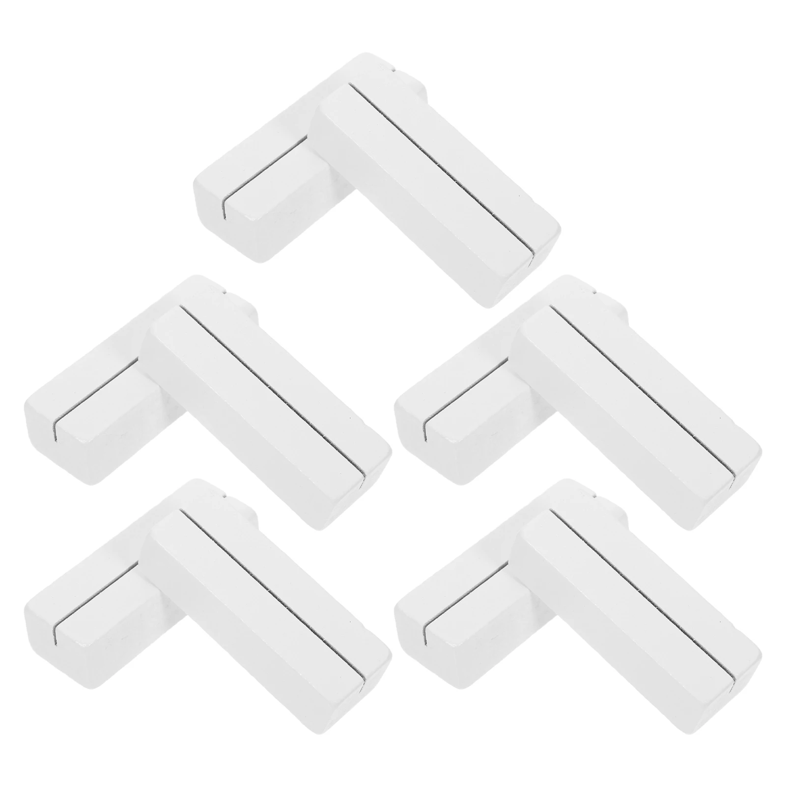 

10pcs Message Card Holder Home Decor Wooden Photo Stand Table Number Sign Place Card Holders for Office Party