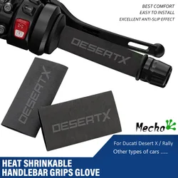 Fit For Ducati DesertX Desert X Rally Motorcycle Heat Shrinkable Non-slip Handlebar Clutch Brake Lever Cover Grip Glove