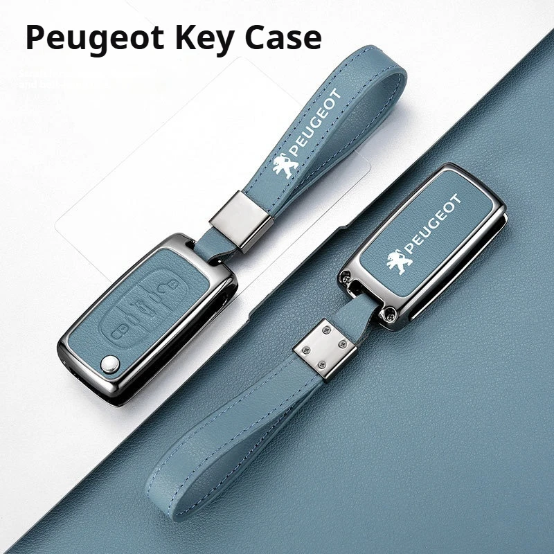 High Grade for Peugeot 408 308 2008 4008 3008 508 5008 508L 208 GT Line Key Cover Smart Remote Car Key Case Fob Bag Accessories