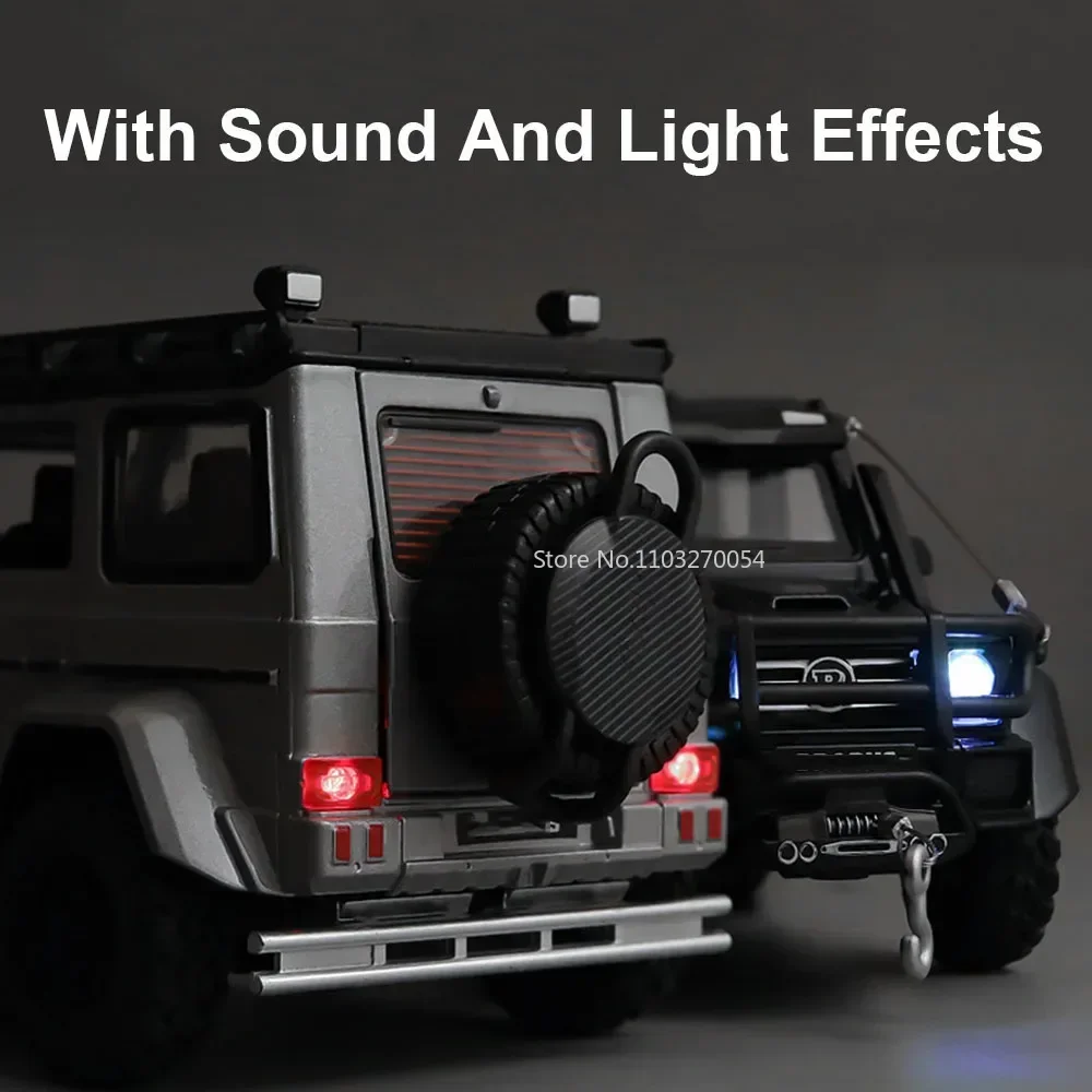 1:32 G550 modelo de coche juguetes en miniatura aleación fundida edición de aventura vehículo todoterreno sonido luz tirar hacia atrás juguete niño regalo de Navidad