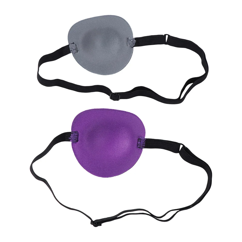 3D Single Eyepatch Adjustable Breathable Single Eye Patch Cover Soft Amblyopia Eye Patches Strabismus Eyes