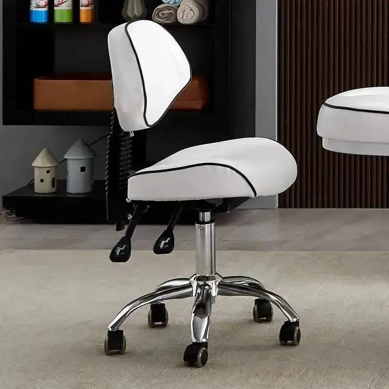 Fauteuil professionnel Barber Master Wheels pour tatouage, maquillage, bureau, manucure, coiffeur, chaise longue, mobilier AA