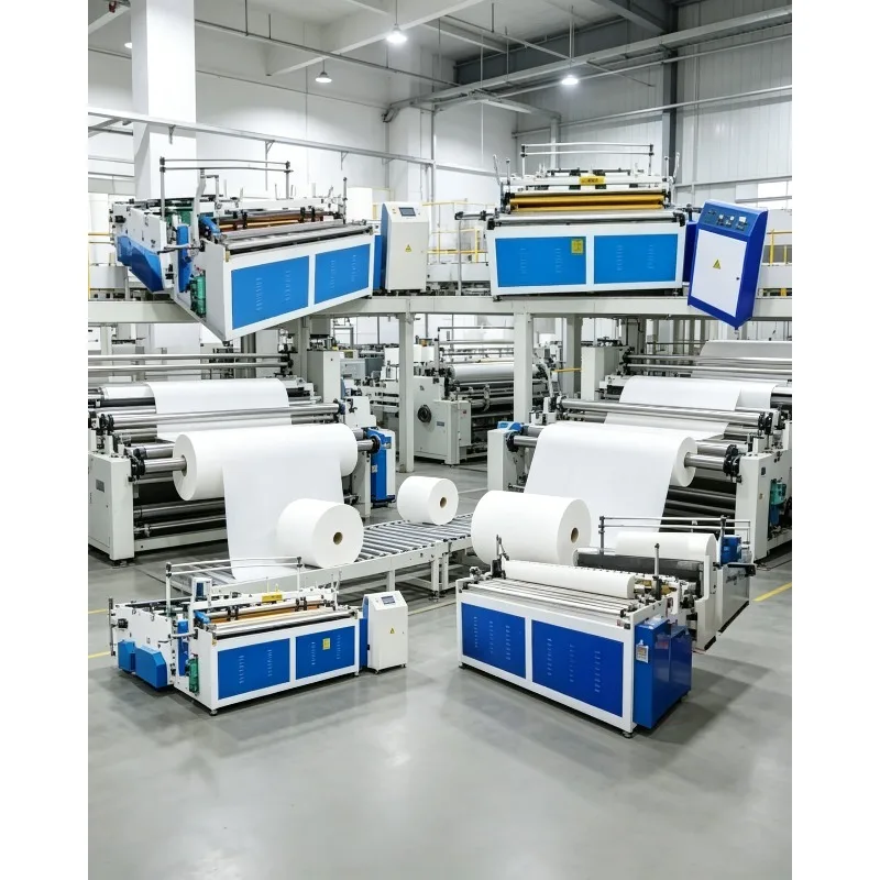Toilet paper rewinding machine Automatic Toilet Tissue Paper Making Machine Toilet paper making machine