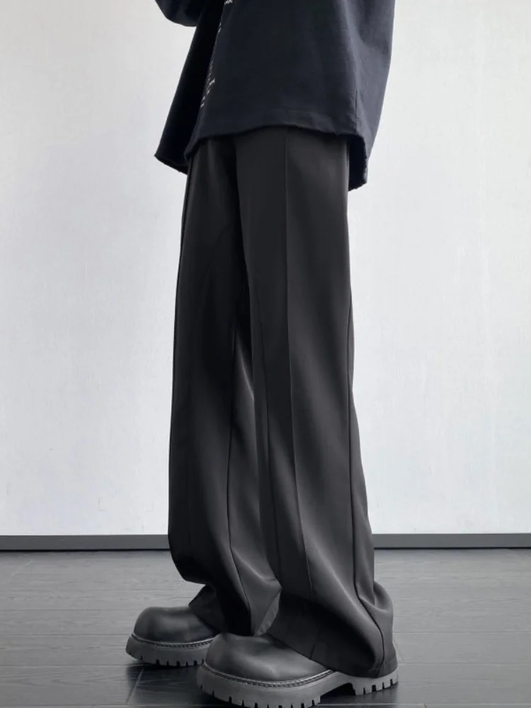 

Casual Men's Flared Pants High Street American Sle Cleanfit Long Trousers Spring New Arrival Faionable Straight Leg Suit ...