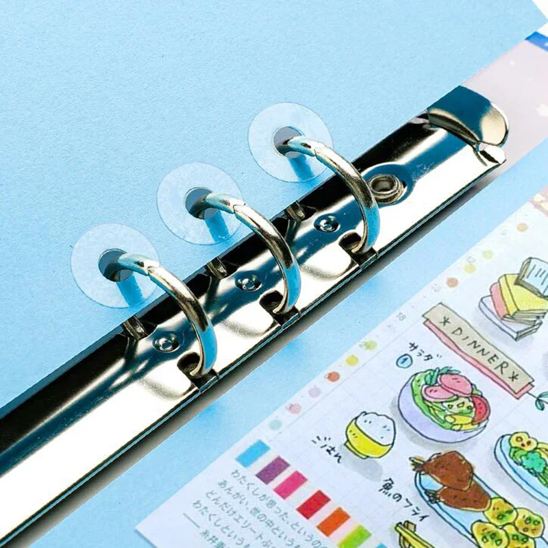 250pcs/box Hole Punch Protector Labels Loose Leaf Paper Hole Reinforcement Labels Round Stickers Self Adhesive Paper Sticker