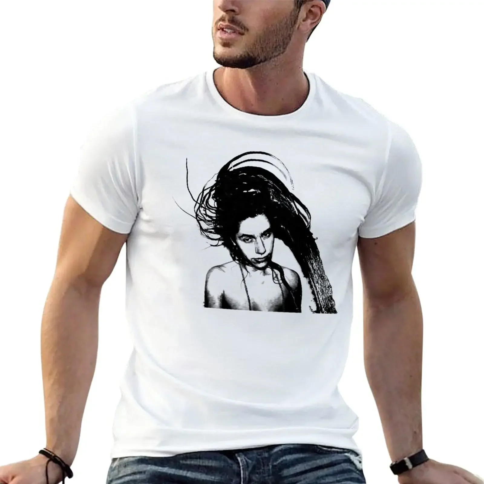 PJ Harvey Polly Jean Harvey Signature Retro Vintage T-Shirt cotton graphic tees street wear tops men clothings