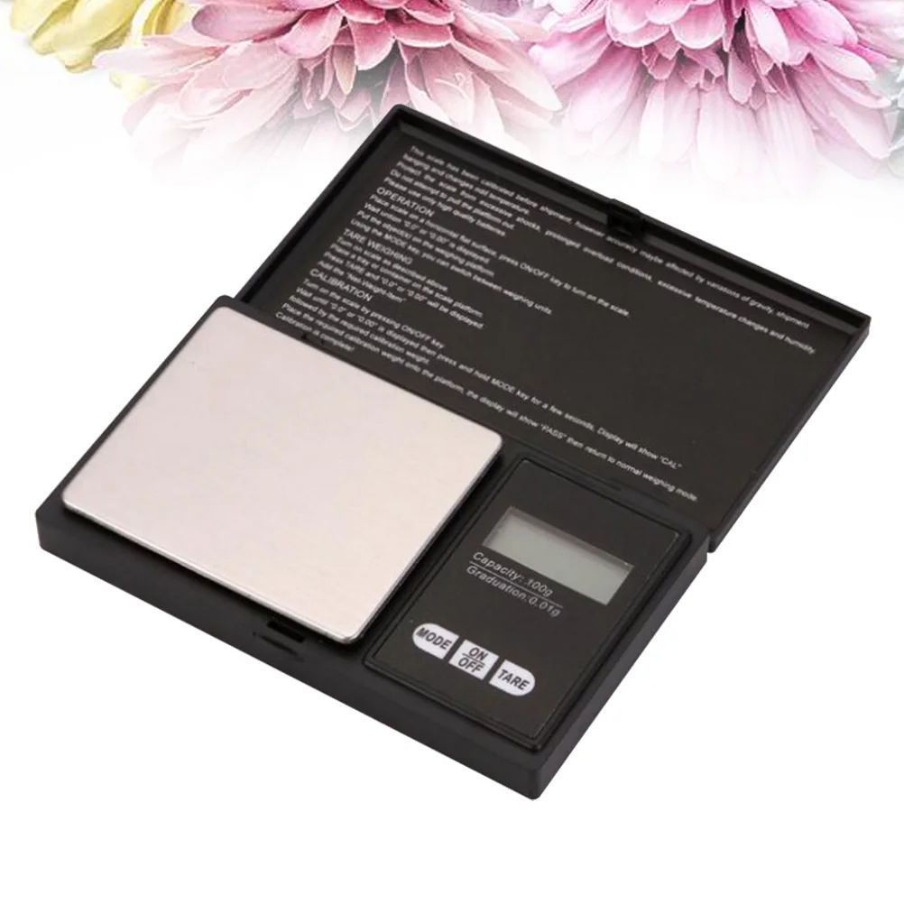 

Digital Jewelry 0.01g Gram Scale Compact LCD Display Electronic for Medicinal Mailing Weighing