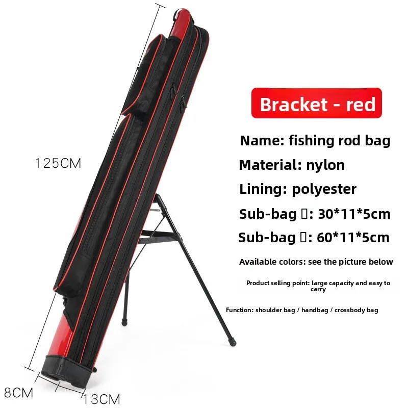 Hard Shell Fishing Rod Case Waterproof Single Layer Thick Fishing Bags Tackle Bag Fishing Rod Case Fishing Tackle Bag