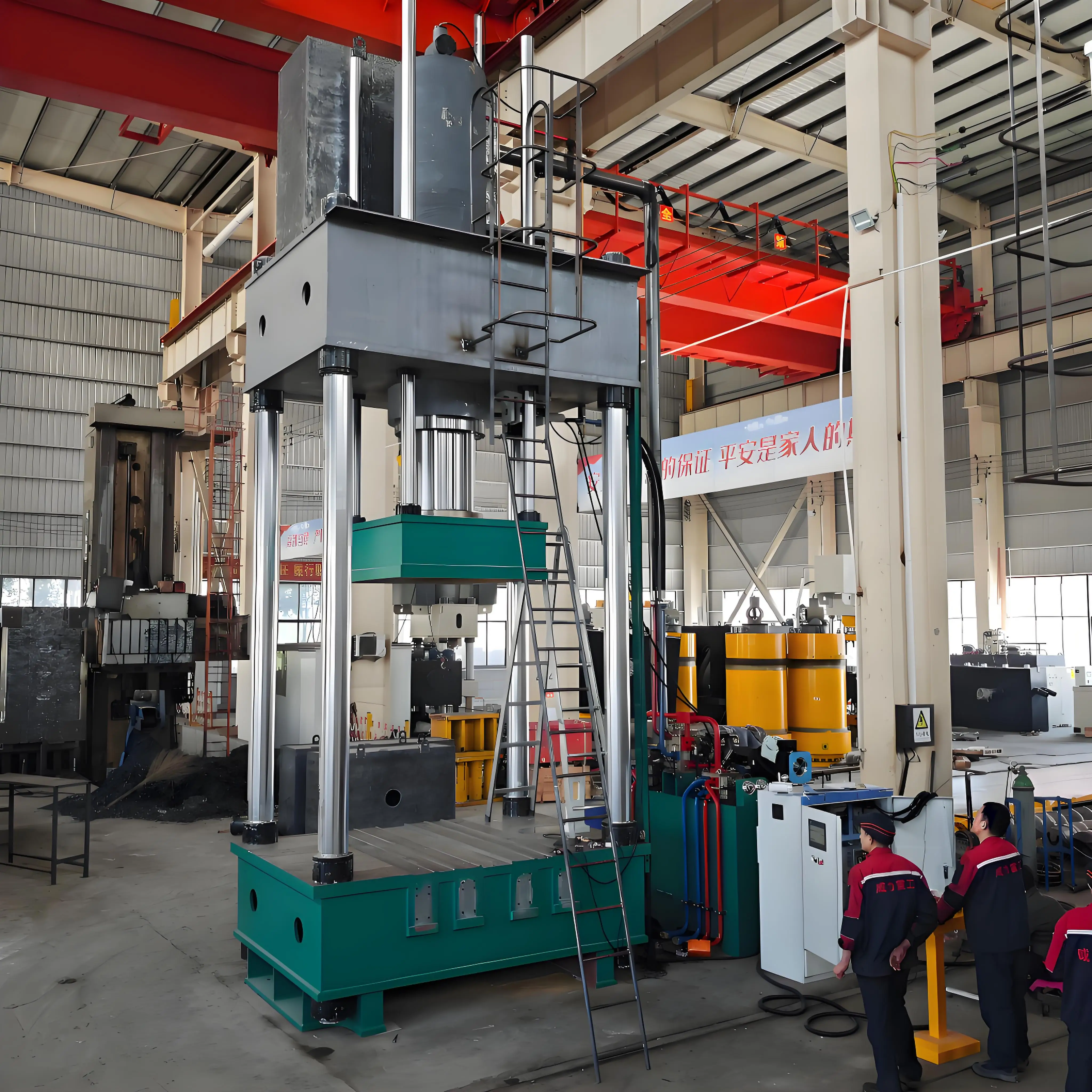 YW31-60T Multifunctional Auto Maintenance Tools Two Beam Four Column Hydraulic Press Machine