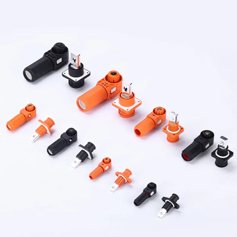 350A Single Core Energy Storage Connector High Current Throught Wall Terminal Block 120/200A Lithium Battery Charging Connectors