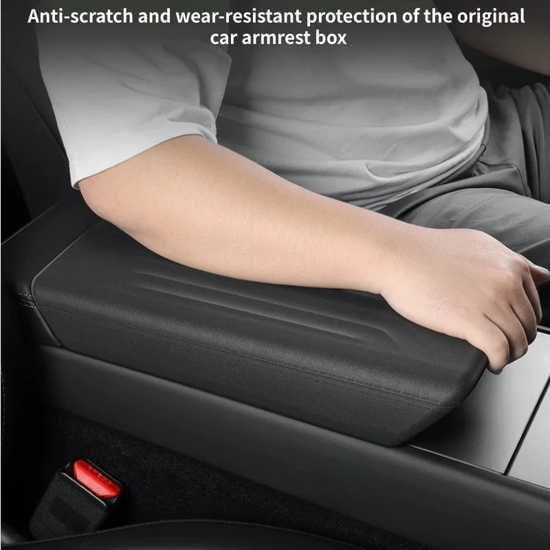 ل تسلا نموذج Y العرعر إطلاق 2025 وحدة التحكم المركزية مسند الذراع غطاء TPE المضادة للخدش حامي لوحة الوسادة الملحقات الداخلية