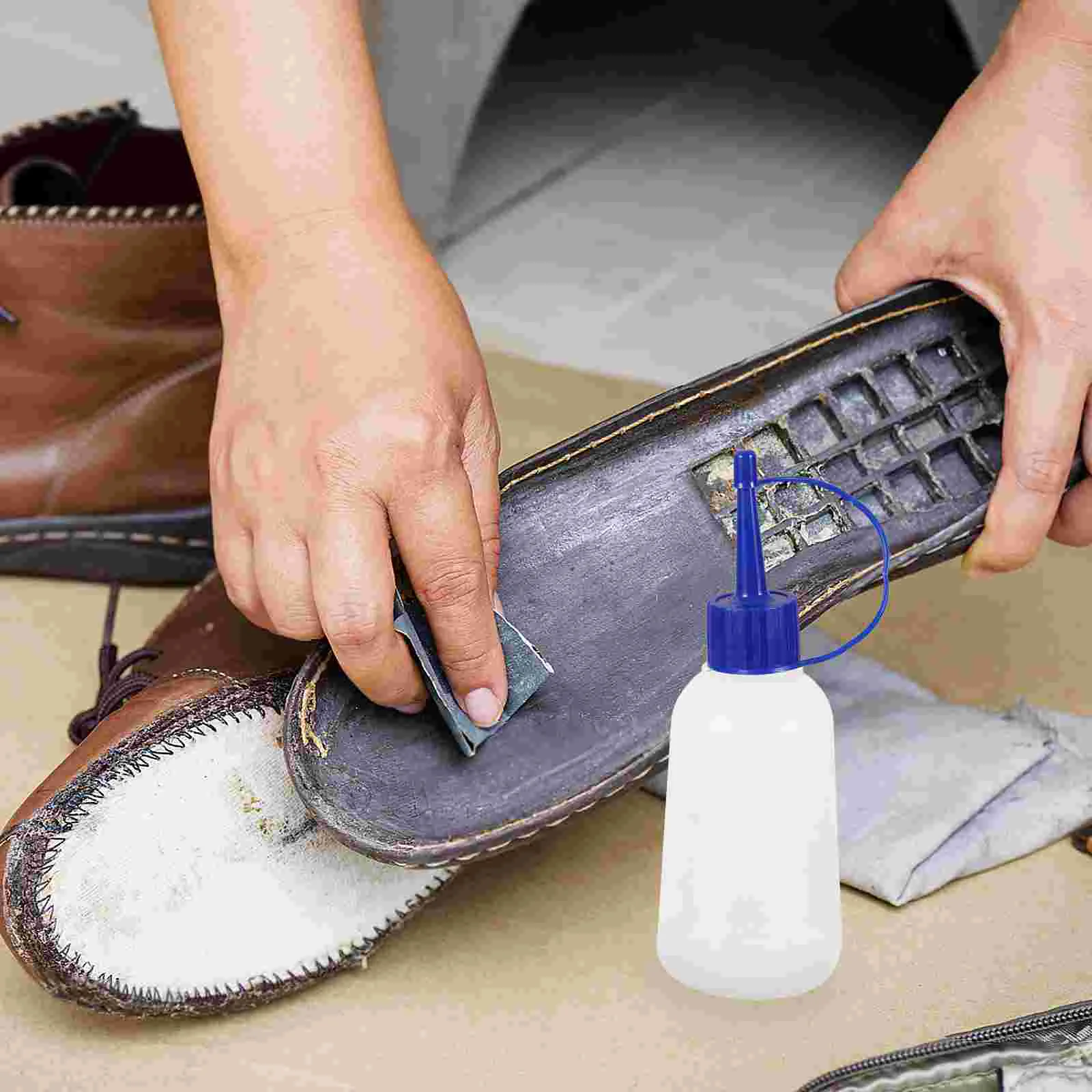 Lecythus 뾰족한 플라스틱 미세 팁 스퀴즈 어플리케이터 병, 접착제 병, 10 개