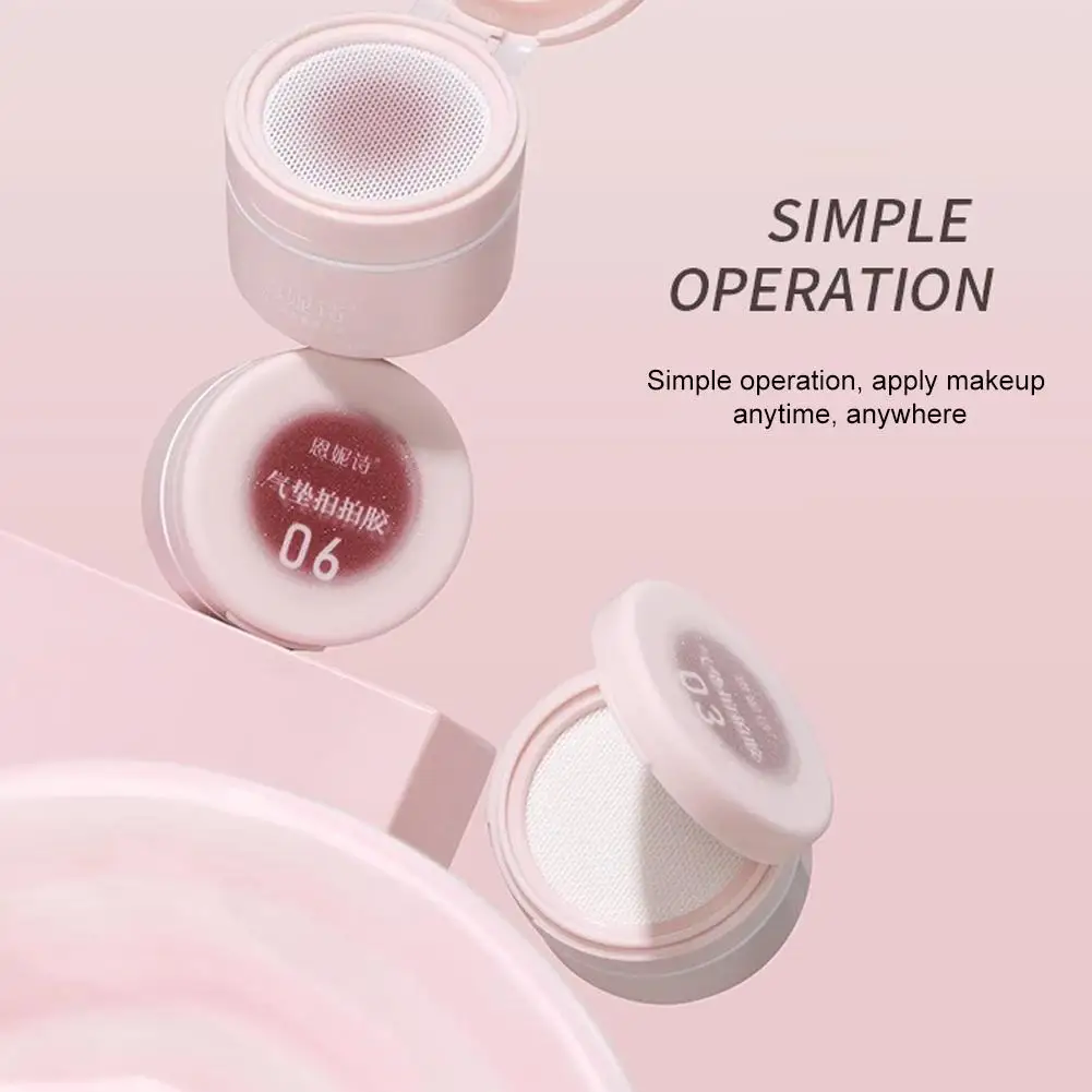 Gel de pintura de uñas con gradiente de cojín de aire, Enfoque Suave, mate, rubor de remojo, acabado de Gel de gelatina de larga duración, esmalte de uñas en Gel O5U5