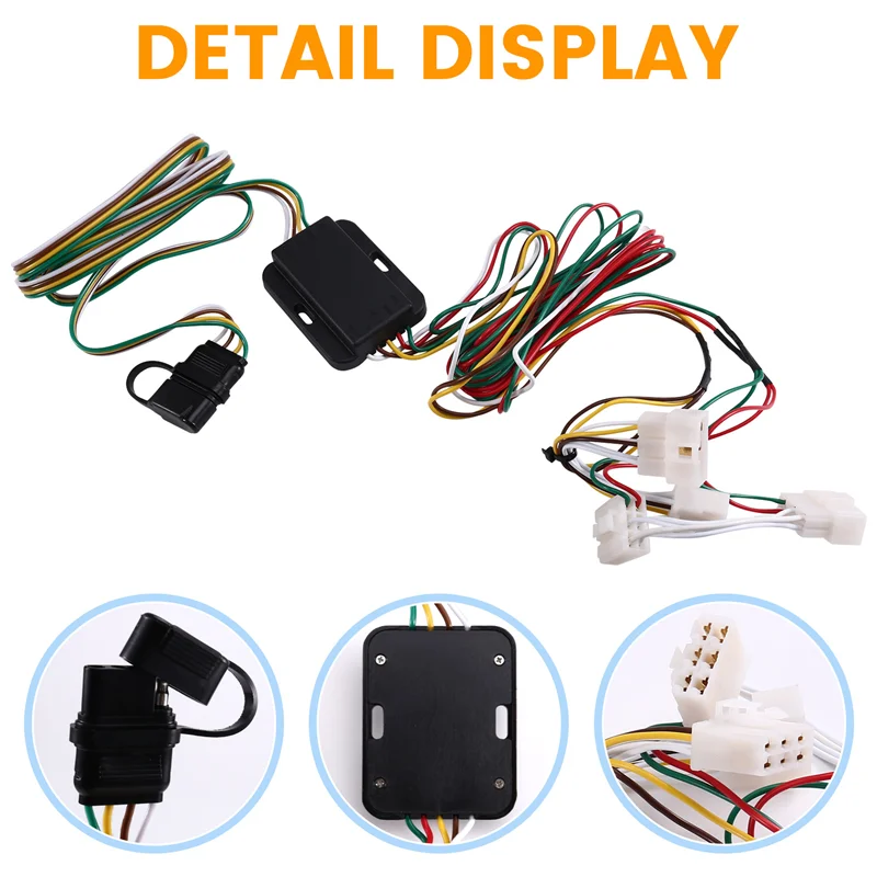 

НОВИНКА-для Toyota Pickup 1989-1995 Tacoma 1995-2004 4-контактный жгут проводов прицепа, тяговый подвесной провод устройства 55379