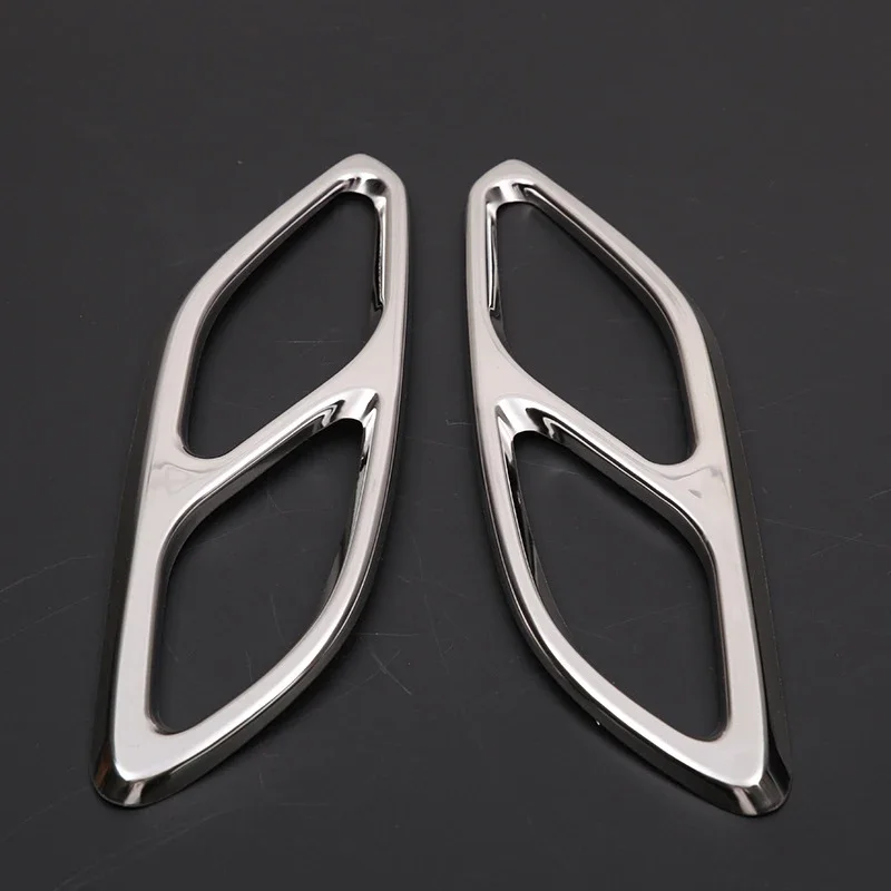 Для Mercedes Benz CLA Class C118 W118 2020, декоративная крышка выхлопной трубы, декоративная крышка, наклейки, аксессуары для стайлинга