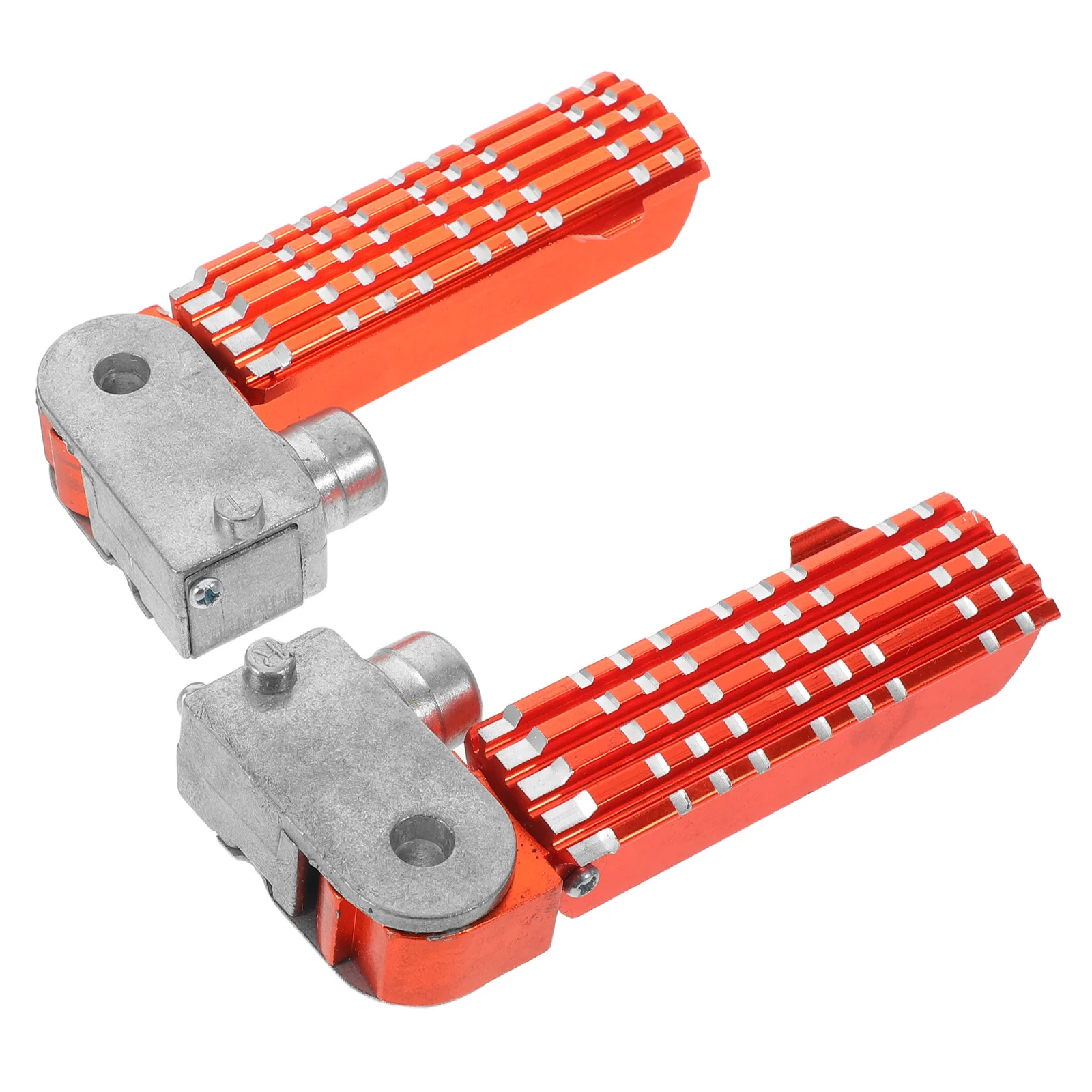 

2pcs Motorcycle Foot Pegs Aluminum Alloy Folding Rear Passenger Footrest For Dirt Bike Scooter Commuting Foldable Motorbike