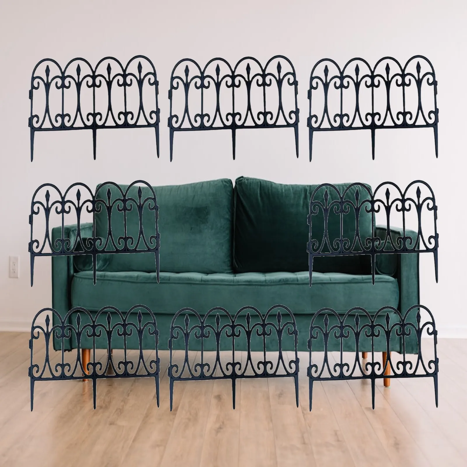 Decorative Garden Fence Panels, Landscape Garden Fencing Panels, Garden Border
