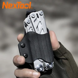 Nextool Flagship Pro 16 en 1 multiherramienta con funda Kydex, alicates plegables, cuchillo multiusos de bolsillo portátil, tijeras