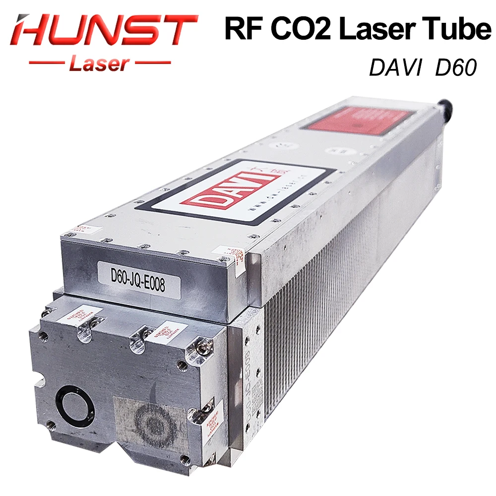 HUNST DAVI CO2 RF Laser Source 60W 80W 10.6um Laser Module Connector RJ45 Type for Co2 Laser Marking Machine Cutting Machine