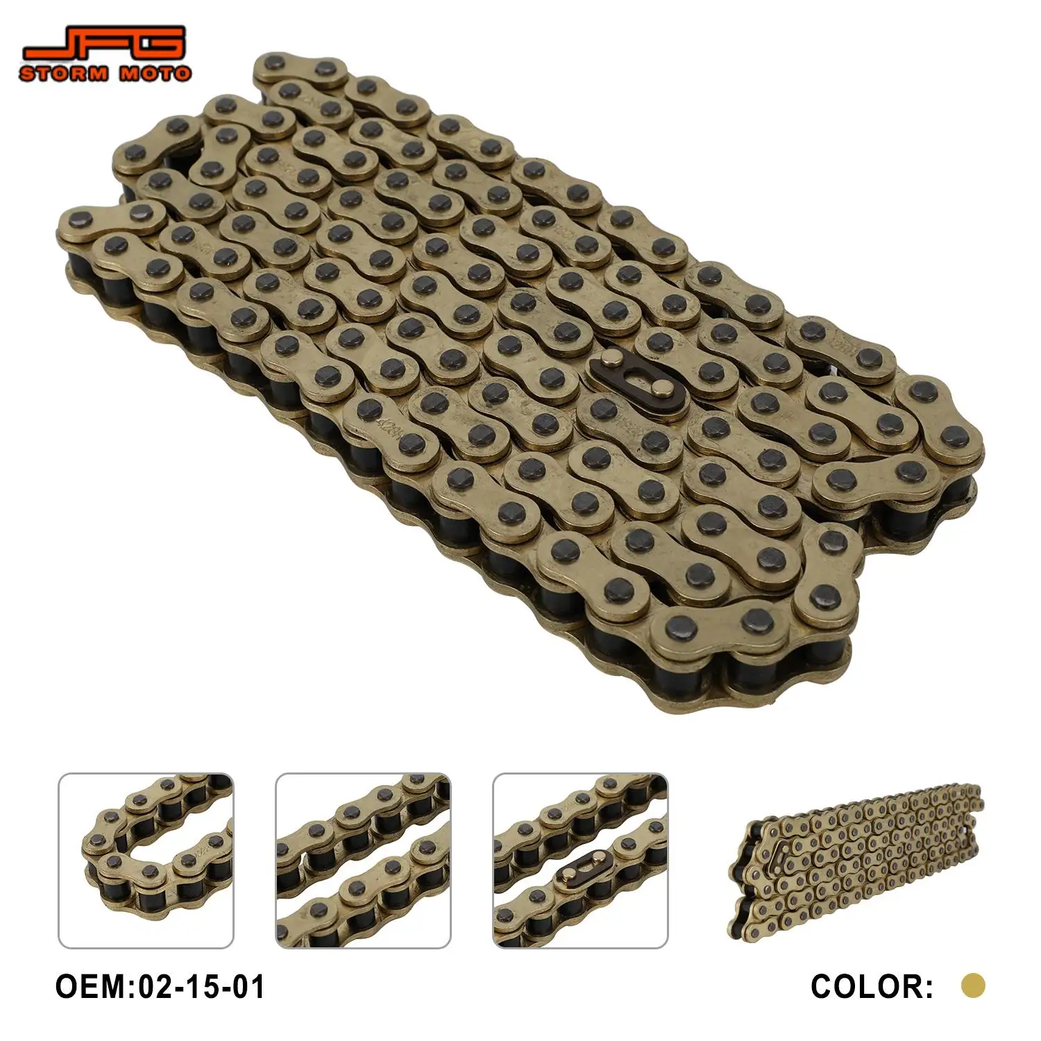 Motorcycles Accessories Driving Chain 428 Chain Alloy Steel For 60V 72V RAWRR Mantis Motocross Dirt Pit Bike Upgrade Vehicle