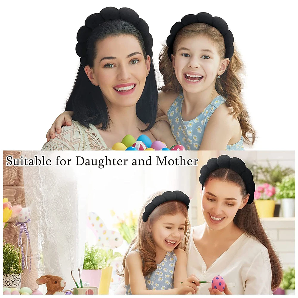 Conjunto de 3 diademas de aseo y maquillaje, correa para la muñeca, pulsera para mujer, Scrunchie a rayas a cuadros, diadema de felpa para el hogar